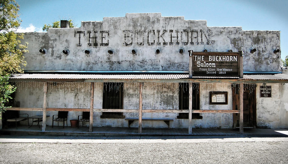 The Buckhorn Saloon & Opera House in Pinos Altos, New Mexico National